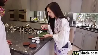 Japanese take big black dick