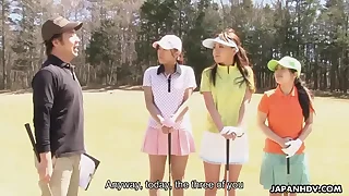 japanhdv Golf Fan Erika Hiramatsu Nao Yuzumiya Nana Kunimi scene3 trailer
